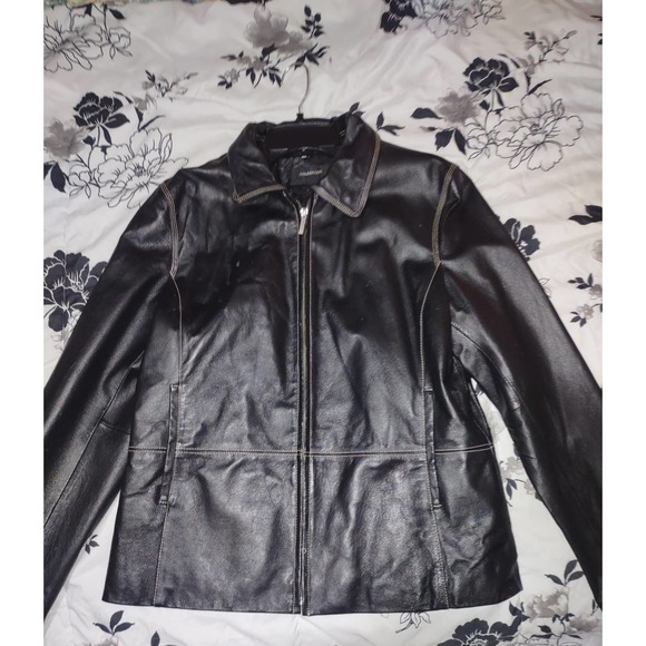Vintage Colebrook Black Leather Jacket - Picture 3 of 16